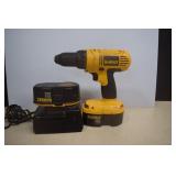 Dewalt 18V Cordless Drill W/ Charger & 2 Batteries