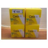 Four Cera Ve Invisible Mineral Sunscreen. NIB