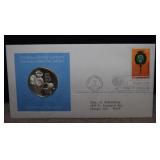 United Nations Silver Proof Medallion & Stamp