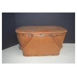 Vtg. Wizard Of Oz Style Picnic Basket