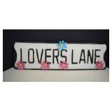 Metal Sign With Removable Magnetic Flowers 24'