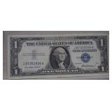 1957 $1 Silver Certificate    Blue Seal