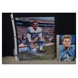 Signed Yale Lary 8x10 HOF Photo w/ COA & HOF Card
