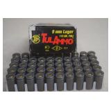 50 Rounds Of Tul Ammo 9mm Ruger Ammo