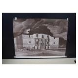 Vintage Alamo Print