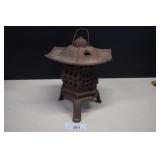 Vintage Cast Iron Pagoda Candle Burner
