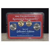 2003D&P Kennedy Half Dollars & Sacagawea Dollars