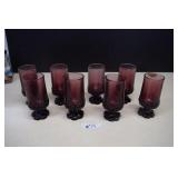 Eight Vintage Tiffin Franciscan Madiera Water