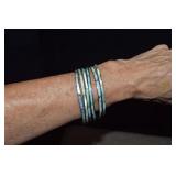 Six Bangle Bracelets w/ MOP