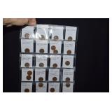 (22) Wheat Pennies w/ Errors
