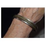 Sterling Cuff  Bracelet   Mexico  TM-284  Laton