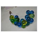 MCM Style Glass Marble Decor