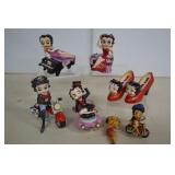 Five Collectable Betty Boop Salt & Pepper Shakers