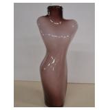 Art Deco Hand Blown Ladies Torso Vase