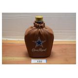 Dallas Cowboys Crown Royal Bottle Football Holder