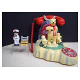 Coca-Cola Salt & Pepper Shakers & Unique Phone -