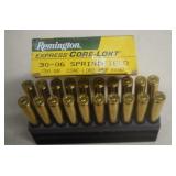 Full Box Of Remington 30-06 Springfield Ammo