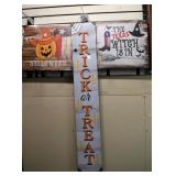 New Corrugated Board Halloween Signs,47x8 & 18x16'