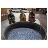 Chineese Porcelain 'Three Star Gods'(Sanxing) ,