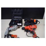 Impact Wrench, Sander & Two Drills