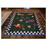 Children's Transportation-Themed Rug
