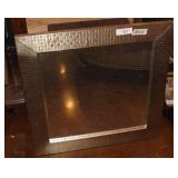 Square Gold Toned Decorative Mirror 25'x25'