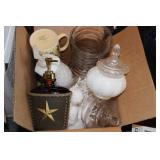 Box Lot Of Unique Soap Dispensers And More