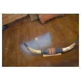 Mounted Bull Horns