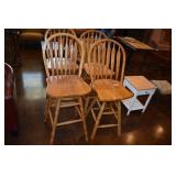 4 Tall Swivel Chairs