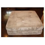 Large Square Tan Ottoman 48'x48'x18'