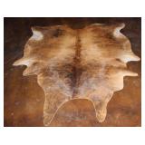 Beautiful Cow Hide Rug  Aprox.  80'x75'