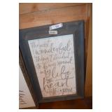 Framed Wedding Themed Sentiment