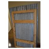 Cedar Framed Ceiling Tin & Three Extra Sheets