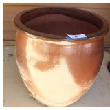 Large Brown Clay Pot