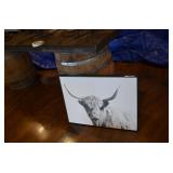 Framed Cow Print