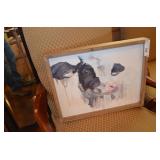 Framed Cow Print
