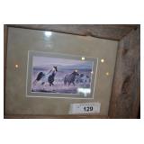 Framed Art of Running Horses