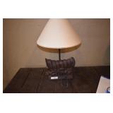 Cast Iron Wagon Lamp