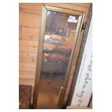Tall Framed Beveled  Mirror