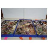 Three Trays Of Fashion Bracelets - Trays Not