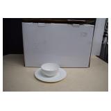 New 40pc. Set Of Mikasa Bone China Dishes Lattice