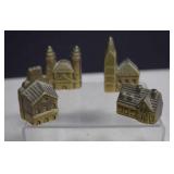 Vintage Solid Brass Old Mill 1-2' Miniatures