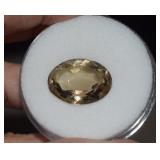 13.85 Citrine Oval in Gem Jar