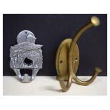 Brass and Cast Aluminum Coat Hangers