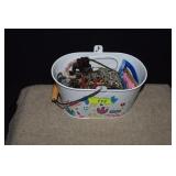 Misc. Jewelry, Watches & More in Metal Bucket