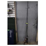 Five Fishing Poles w/Reels