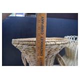 Two Wicker Baskets NWT