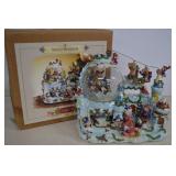 Vintage Christmas Musical Water Globe -NOTES-