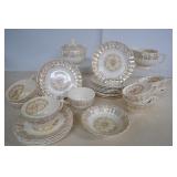 Vintage American Limoges Lyric Dinnerware Pieces