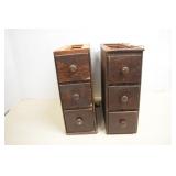 Vintage Treadle Sewing Machine Drawer Units